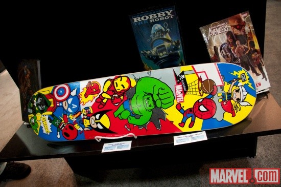 Marvel Skateboard from Tokidoki and Diamond Select Toys at Toy Fair 2011