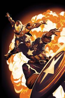 Invincible Iron Man (2008) #502 (CAPTAIN AMERICA 70TH ANNIVERSARY VARIANT)