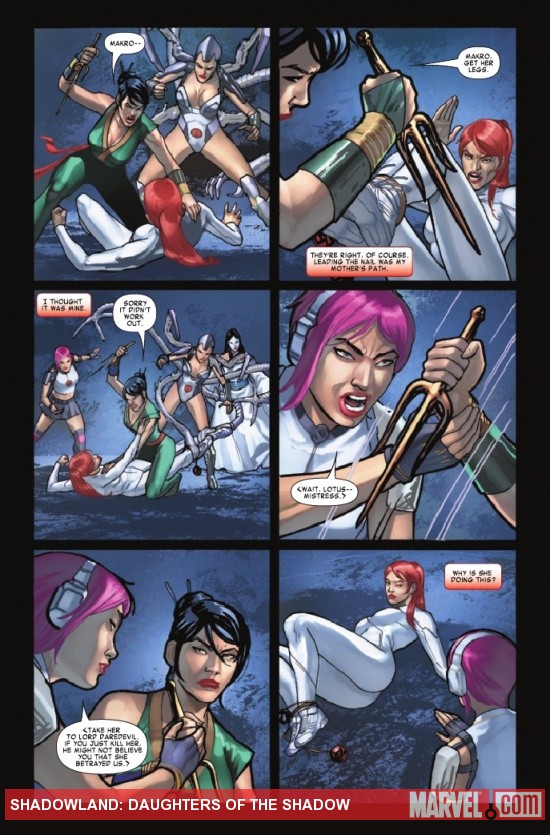 SHADOWLAND: DAUGHTERS OF THE SHADOW #3 preview page by Ivan Rodriguez