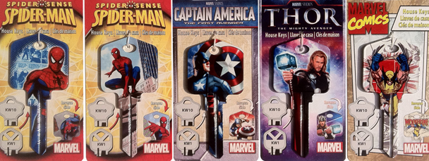 Marvel Swag: Marvel-Branded House Keys
