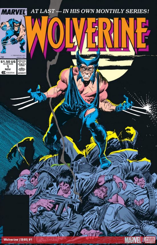 wolverine four series comic book cover