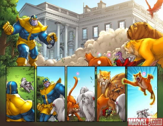 LOCKJAW AND THE PET AVENGERS #4 Interior Art