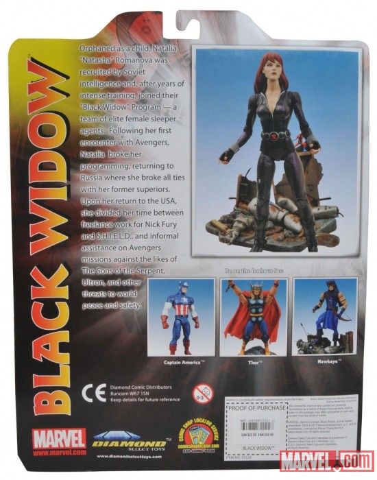 Marvel Select Black Widow figure
