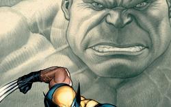 Hulk Smashes Savage Wolverine