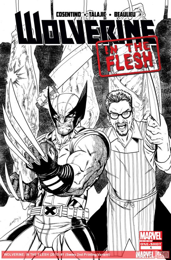 Wolverine: In The Flesh (2013) #1 (Seeley 2nd Printing Variant)