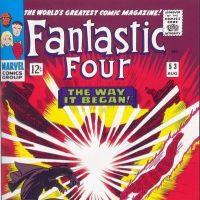 Image Featuring Black Panther, Fantastic Four, Human Torch, Invisible Woman, Mr. Fantastic
