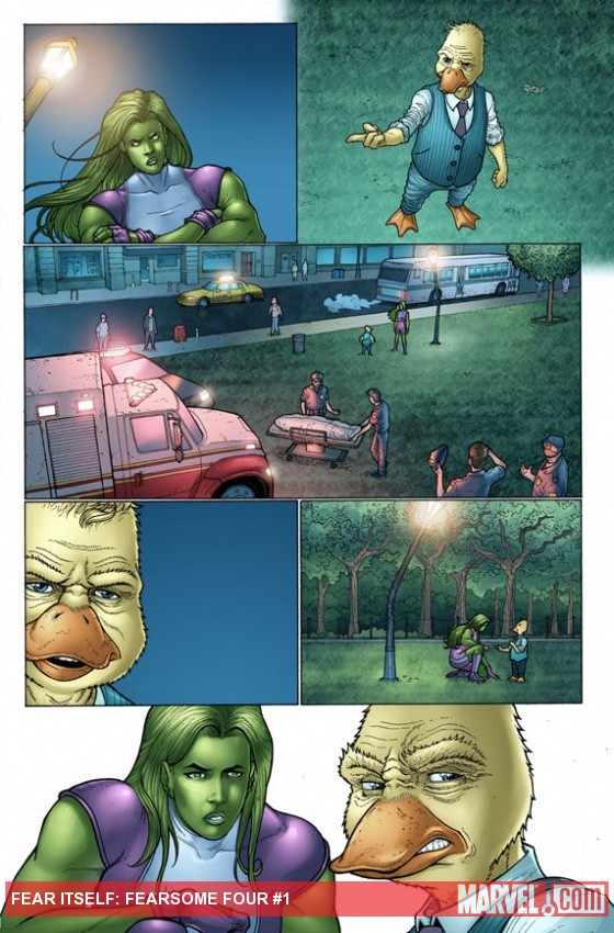 Fear Itself: Fearsome Four #1 preview art by Ryan Bodenheim