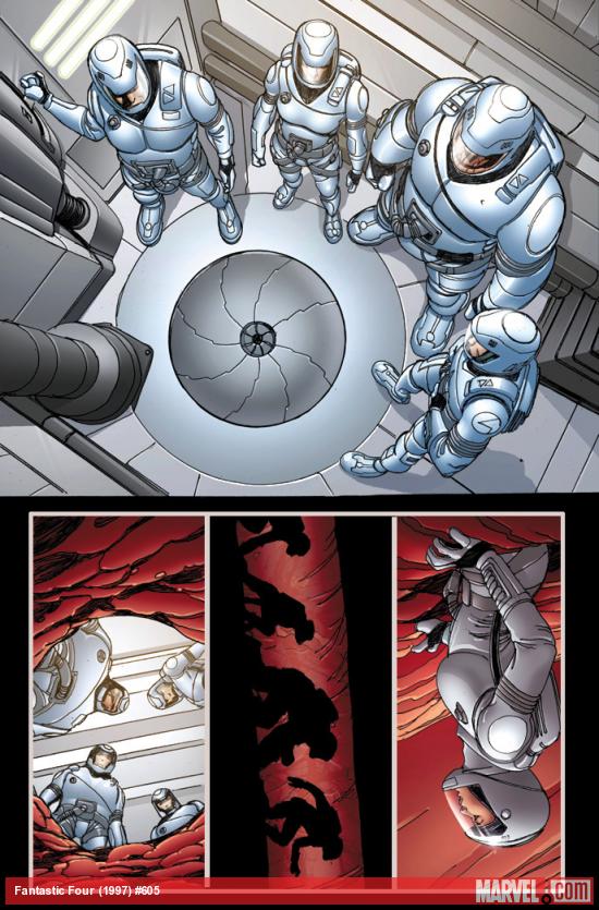 Fantastic Four #605 preview art by Ron Garney