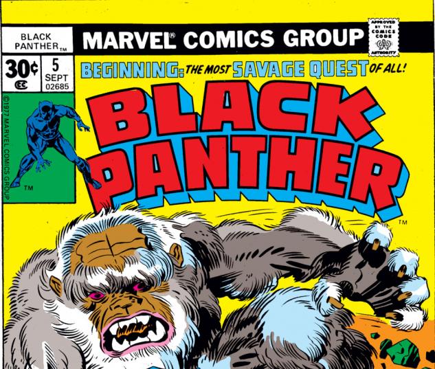 Black Panther (1976) #5 Cover