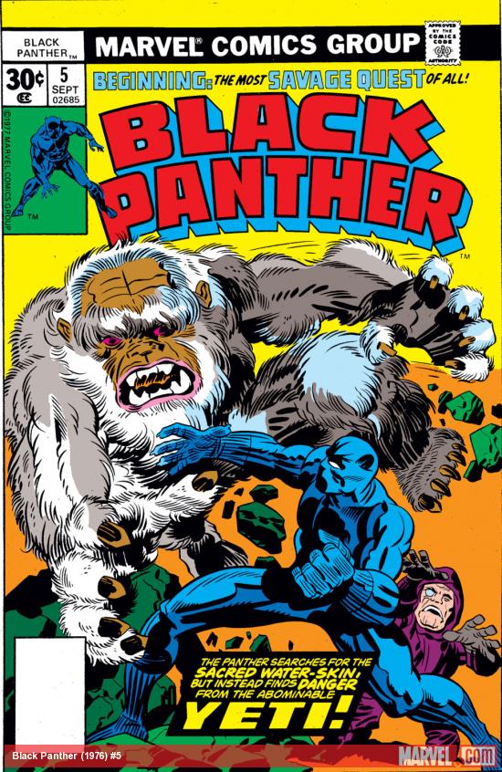 Black Panther (1976) #5 Cover