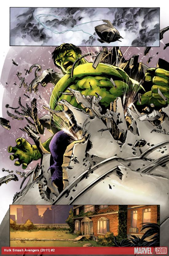 Hulk Smash Avengers #2 preview art by Max Fiumara