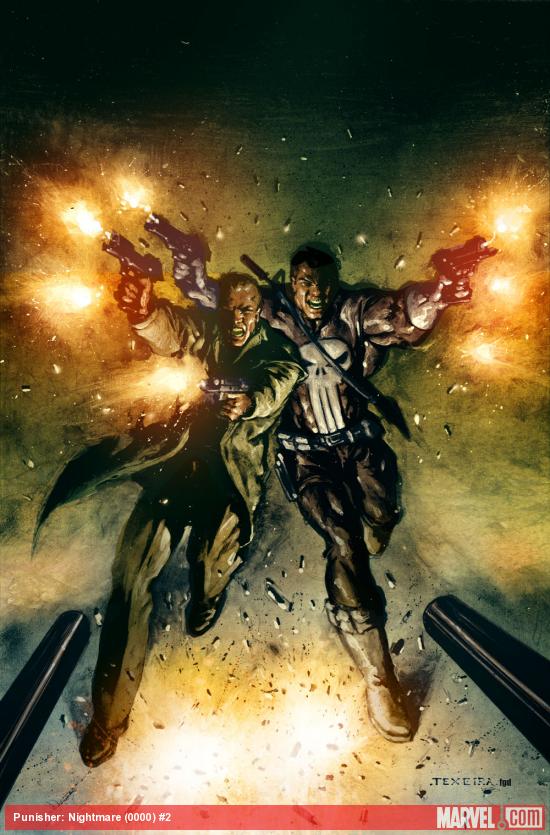 Punisher: Nightmare #2 cover by Mark Texeira
