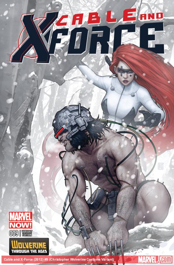 Cable and X-Force (2012) #9 (Christopher Wolverine Costume Variant)