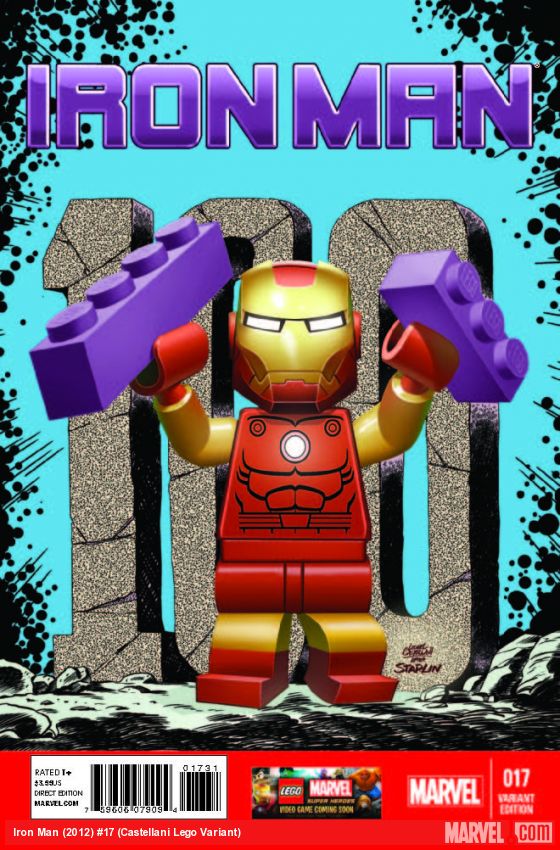 Iron Man (2012) #17 (Castellani Lego Variant)