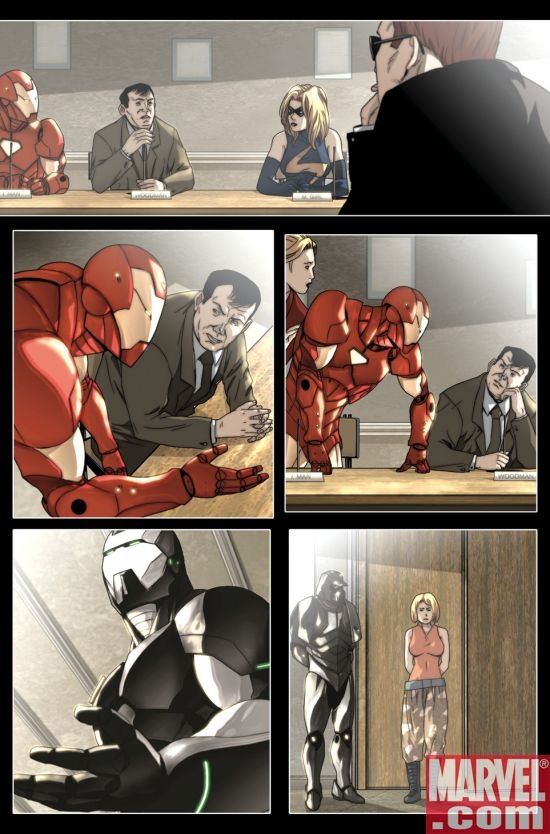AVENGERS: THE INITIATIVE #12 preview art by Steve Uy
