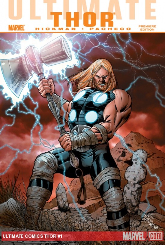 ULTIMATE COMICS THOR PREMIERE HC cover by Carlos Pacheco