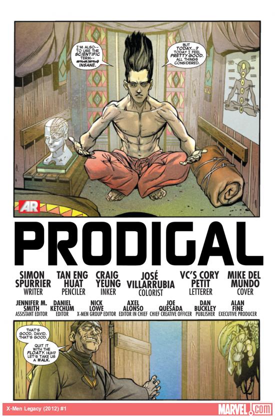 X-Men Legacy (2012) #1 preview page by Tan Eng Huat
