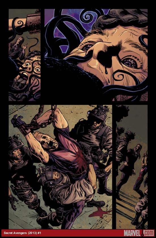 Secret Avengers (2013) #1 preview art by Luke Ross