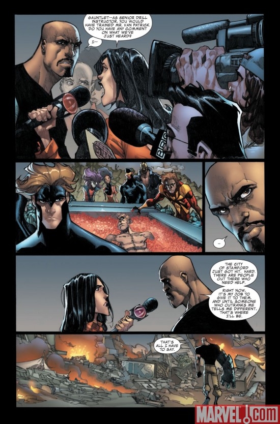 AVENGERS: THE INITIATIVE #23 preview page