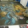 Fantastic Four chalk drawing by Eric Maruscac