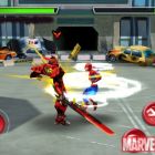 Screenshot of Spider-Man fighting in ''Spider-Man: Total Mayhem''