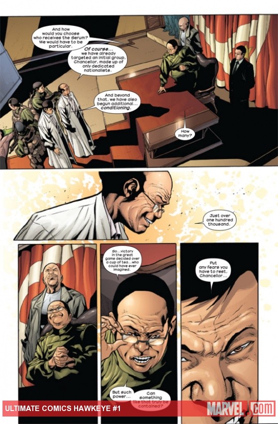 Ultimate Comics Hawkeye #1 preview art by Rafa Sandoval