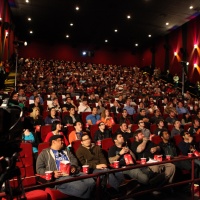 Fans at the Amazing Spider-Man event in Los Angeles