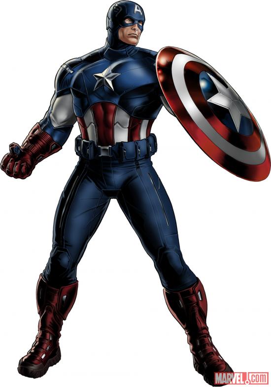 Captain America (Marvel's The Avengers alternate costume) in Marvel: Avengers Alliance