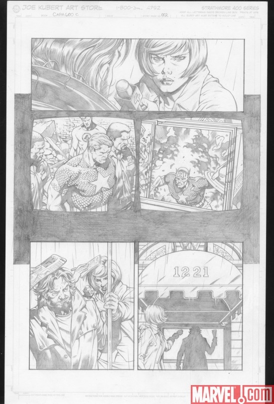 CAPTAIN AMERICA #600 preview art by Dale Eaglesham
