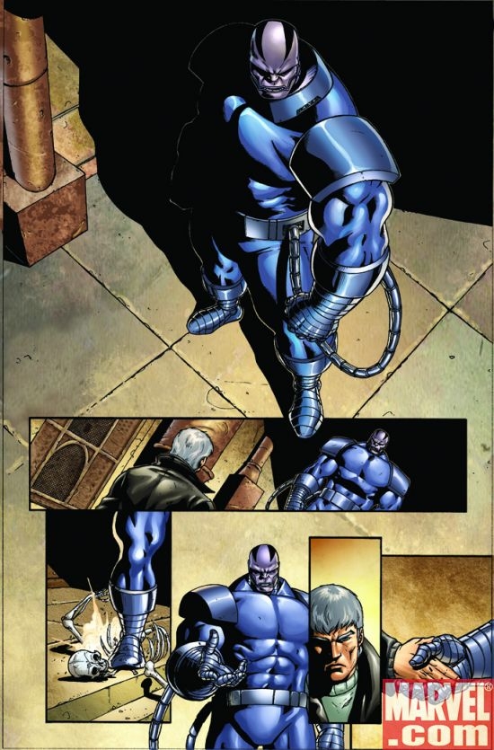 CIVIL WAR: HOUSE OF M #1 interior art