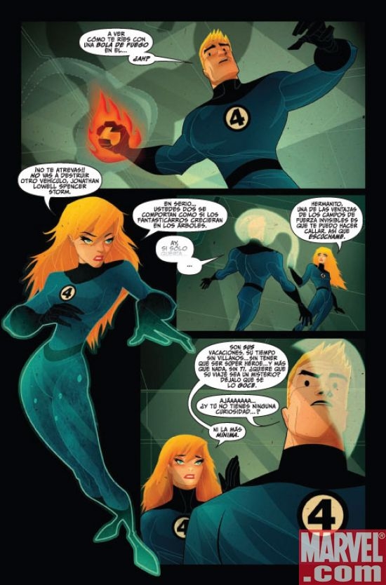 Fantastic Four:Isla De La Muerte #1, page 5 (Spanish)