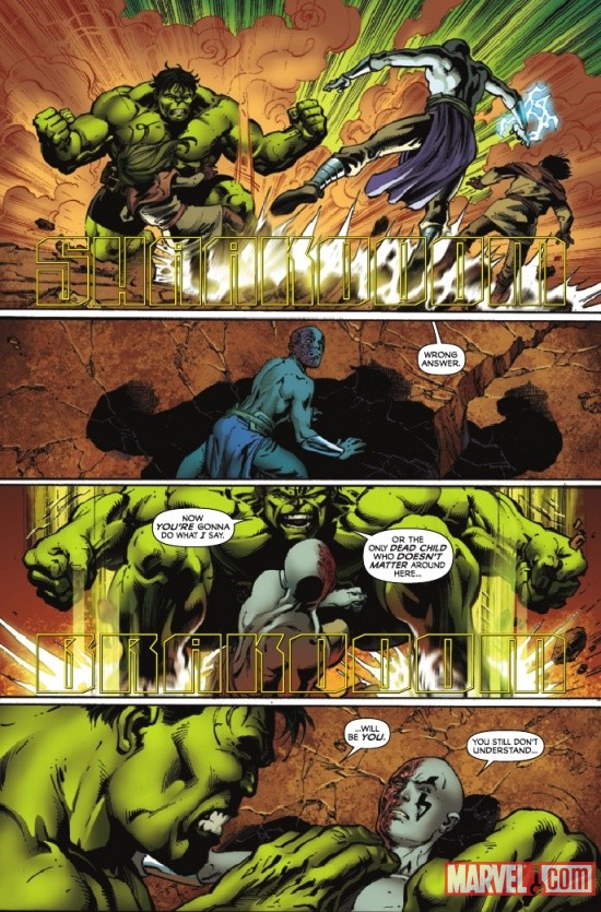 INCREDIBLE HULKS #616 preview page by Barry Kitson