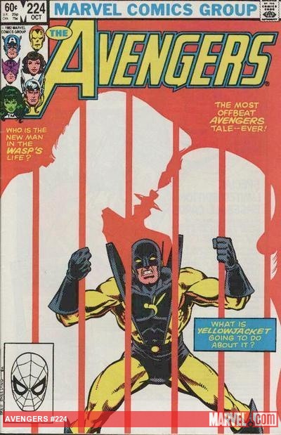 Avengers #224 cover Avengers comics