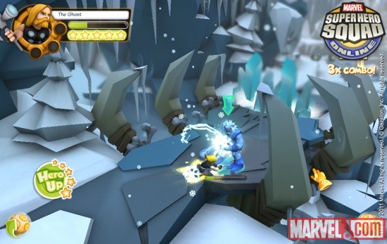 Screenshot of Ultimate Thor from Super Hero Squad Online