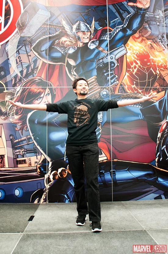 NYCC 2012: Cosplayers on the Marvel Stage for the Costoberfest Photo Op