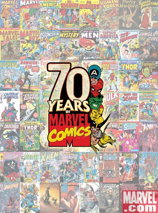 MARVEL 70TH ANNIVERSARY POSTER