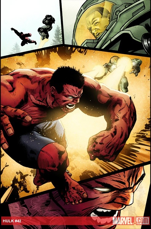Hulk (2008) #42 preview art by Patrick Zircher