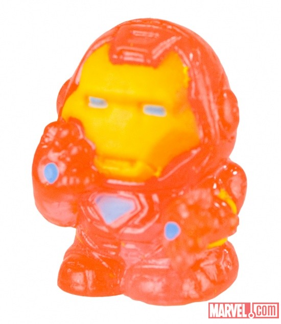 Marvel Squinkies- Transparent Iron Man