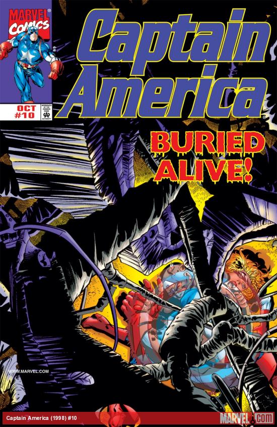 Captain America (1998) #10 Cover