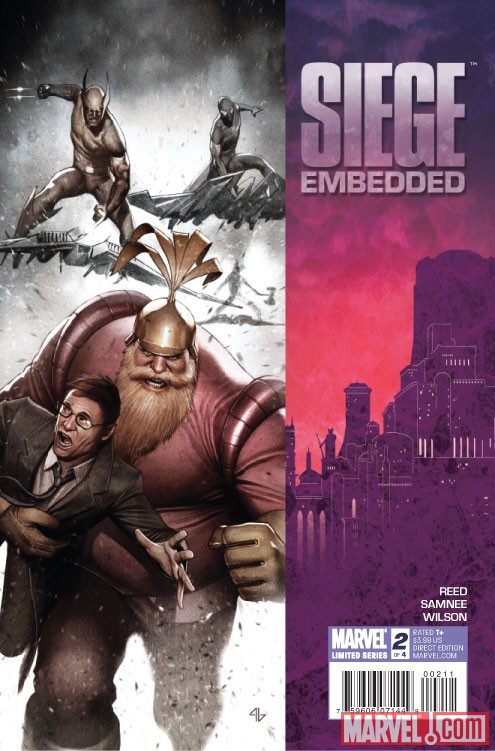 SIEGE EMBEDDED #2 Cover by Adi Granov
