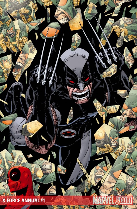 X-Force Annual (2009) #1 cover by Jason Pearson