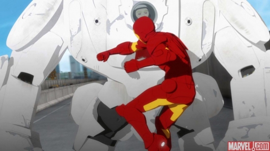 Iron Man Faces the Crimson Dynamo
