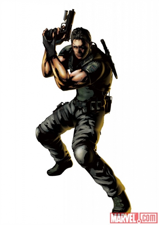 Marvel vs. Capcom 3: Fate of Two Worlds Chris Redfield promo art