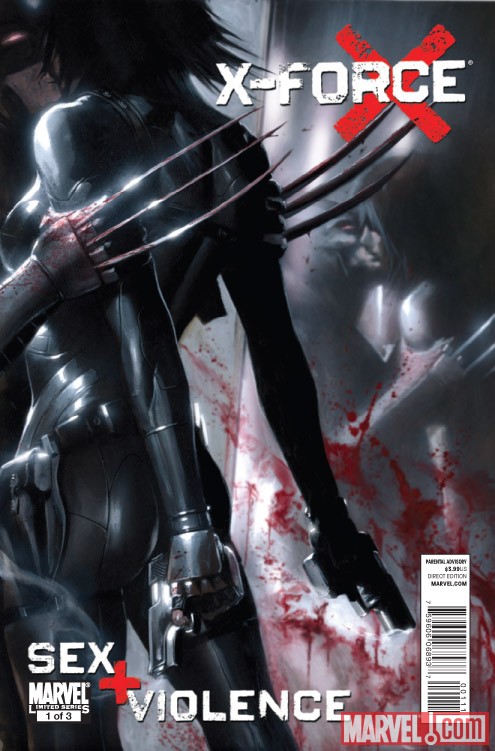 X-FORCE: SEX AND VIOLENCE #1 cover by Gabriele Dell'Otto