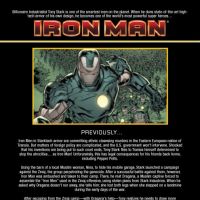 IRON MAN LEGACY #5 recap page