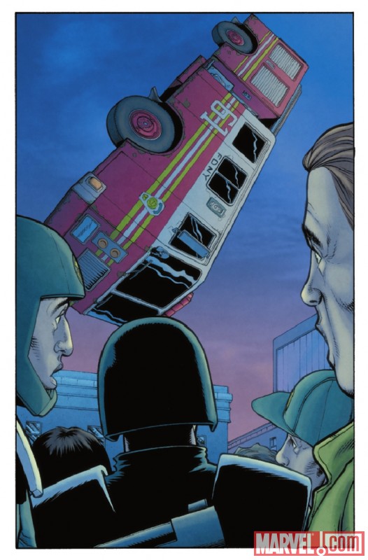 ULTIMATE COMICS AVENGERS 3 #3 preview page by Steve Dillon