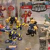 Superhero Squad Spider-Man, Cyclops, Juggernaut, Wolverine, Professor X, Kitty Pryde with Lockheed, Iceman and Silver Surfer