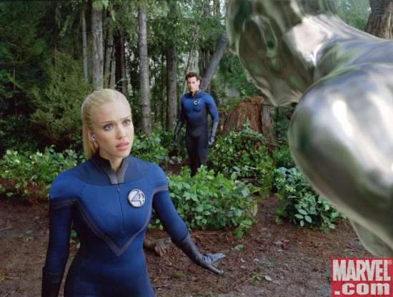 Sue, Reed and Silver Surfer