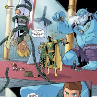 THOR AND THE WARRIORS FOUR #4 preview art by Gurihiru