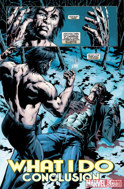 WOLVERINE ORIGINS #50 recap page